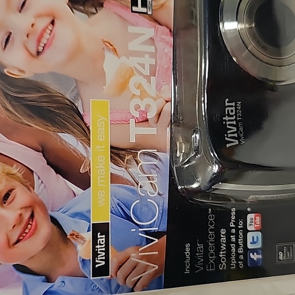 Vintage Vivitar 12 Mega Pixels Optical 3x Zoom Vivicam T324N - Picture 2 of 5